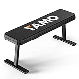 YAMO Hantelbank Flachbank, Trainingsbank für Zuhause 660 kg Belastbar,...