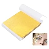 UKOFEW 100 Blatt Imitation Blattgold,Goldpapier zum Basteln,Blattgold Zum...