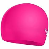 Speedo Unisex Kinder Junior Plain Moulded Silicone Junior Swimming Cap...