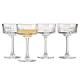 Pasabahce Elysia Sektgläser - 260 ml, Set aus 4 Stück, Hochzeit...