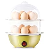 Eierkocher für bis zu 14 Eier, Intelligenter Eierkocher mit...