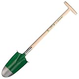 Hohlspaten VSA nach Junack mit Eschestielmit T-Griff - Blatt 300 x 165 mm -...