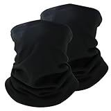 Shecret 2er Pack Thermo Winter Loop Schal, Halswärmer Gaiter für Herren...