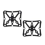 Fahrradpedaladapter, 1 Paar, Pedal-Plattform-Adapter, Aluminiumlegierung,...