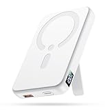 Powerbank für Magsafe, 12000mAh Power Bank für iPhone, PD 22.5W USB-A...