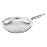 TEFAL VIRTUOSO Bratpfanne 28 cm, Edelstahlpfanne unbeschichtet, Pfanne...