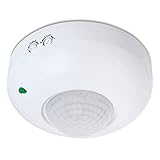 conecto Bewegungsmelder Außen, für LEDs und Lampen, Aufputz Deckenmontage...