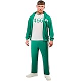 Rubies Offiziel Squid Game Deluxe Player 456 Erwachsenekostüm, Verkleidung...