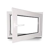 Kellerfenster - Kunststoff - Fenster - innen weiß/außen weiß - BxH: 70 x...