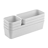 1x Schubladen-Organizer Set Aufbewahrungs-Box Einteiler verstellbar...