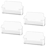 flintronic Visitenkartenhalter, 4 Stück Visitenkartenständer,...