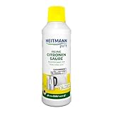 HEITMANN pure Reine Citronensäure: Ökologischer Bio-Entkalker, Reinigung...