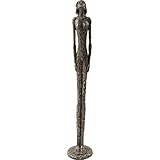 Kare Design Deko Objekt Art Lady Bronze, Dekofigur, Kunstharz, Antik Look,...