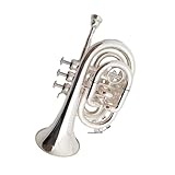 Messingtrompete Versilberte Taschentrompete In B Für Anfänger