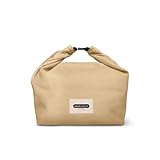 BLACK + BLUM Lunchtasche 6,7 L | recycelter Kunststoff | Beige| isolierte...