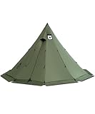 OneTigris Rock Fortress Zelt Tipi Zelt Firstzelte für 4-6 Personen...