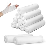 12 Rollen 15cm x 4.5 m Mullbinden Fixierbinden，Gewebte...