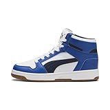 PUMA Herren Rebound-Layup Sneaker, White-Cobalt Glaze-Club Navy, 48.5 EU