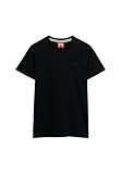 Superdry Unisex Besticktes T-Shirt Hemd, Schwarz/Schwarz, XL