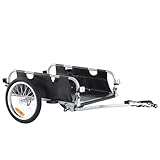 VEVOR Fahrradanhänger, 45 kg Tragkraft, Transportanhänger, faltbar und...