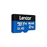 Lexar Blue Micro SD Karte 2TB, bis zu 160 MB/s Lesen, microSDXC...