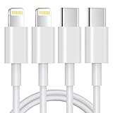 USB C Lightning Kabel 1M 2PACK, [MFi-Zertifiziert ]Ladekabel Kompatibel Mit...