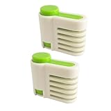 SOIMISS 5 Paare Teiliges Cake Slicer Grün Verstellbarer Kuchenschneider...