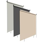 HOMEDEMO Außenrollo Senkrechtmarkise Außen, sonnenschutzrollo...