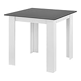 [en.casa] Esstisch Algermissen 80x80x76 cm für 4 Personen Quadratisch...