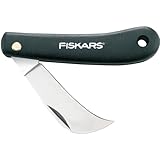 Fiskars Gartenhippe, Taschenmesser, Gesamtlänge: 17 cm, Rostfreier Stahl,...