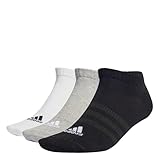 adidas Unisex Thin and Light Sportswear Low-Cut Socks 3 Pairs, Medium Grey...