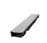 1m Entwässerungsrinne Bodenrinne Terassenrinne Ablauf Höhe 55 / 105mm A15...