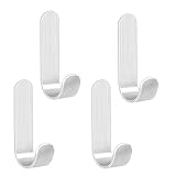 Aeuezxx Haken Selbstklebend, 4 Stück Selbst-Klebende Wandhaken, Edelstahl...