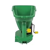 GjnjfdF Handheld Düngerstreuer, Handkurbel Streuwagen Für Rasen Und...