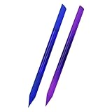 Cabilock 2 Stück Glasnagelfeilen Rund 100x6mm Maniküre und Pediküre...