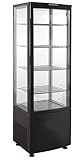 GastroHero Kühlvitrine 235 Liter I Buffet Vitrine +2 °C und +6 °C mit...