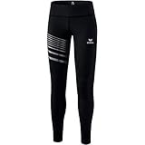 Erima Damen Race Line 2.0 Lange Laufhose (8292902), schwarz, 38