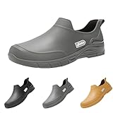 Gummistiefel Herren Kurzstiefel Sommer Wasserdicht Rutschfeste Regenschuhe...