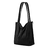 Tote Bag Damen,Shopper Tasche Damen Groß,Cord Tasche Beuteltasche Damen...