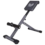 GYRONETICS® Hyperextension Rückentrainer - Klappbar, Höhenverstellbar,...