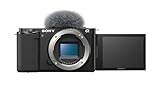 Sony ZV-E10 Vlogging Kamera (APS-C) – 4K-Video, schwenkbares Display,...
