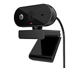 HP 320 All-in-One-Webcam (USB-A, 1080p/Full HD Auflösung, 360°...