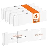 4 Stück 9,7cm Hohe Schubladentrenner, 28-43cm Schubladentrenner...