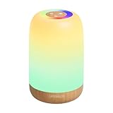 UPXNBOR LED Nachttischlampe Touch Dimmbar mit 256 RGB Farben & 4 Modi,...