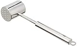 GRÄWE Fleischhammer aus Edelstahl, doppelseitig, Fleischklopfer mit Zwei...