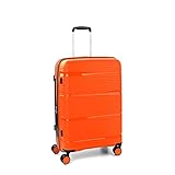 RONCATO R-Lite mittelstarr, erweiterbarer Trolley mit TSA, Orange,...
