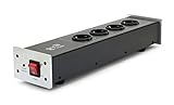 Dynavox HiFi-Netzfilter X1000S Mehrfach-Steckdosenleiste mit 4 gefilterten...