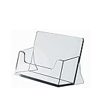 ogoPLUS Visitenkartenständer Querformat transparent / Visitenkartenhalter,...