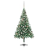 Künstlicher Weihnachtsbaum mit 564 Zweigspitzen und LED-Beleuchtung,...