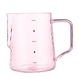 KAILIKETIY Borosilikat Glaskanne mit Spitz Zulaufender Ausguss...